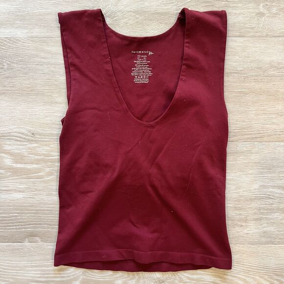 Free People Intimately Tank Top Red-Size S - Picture 1 of 3